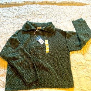 Teal Knit Sweater NWT